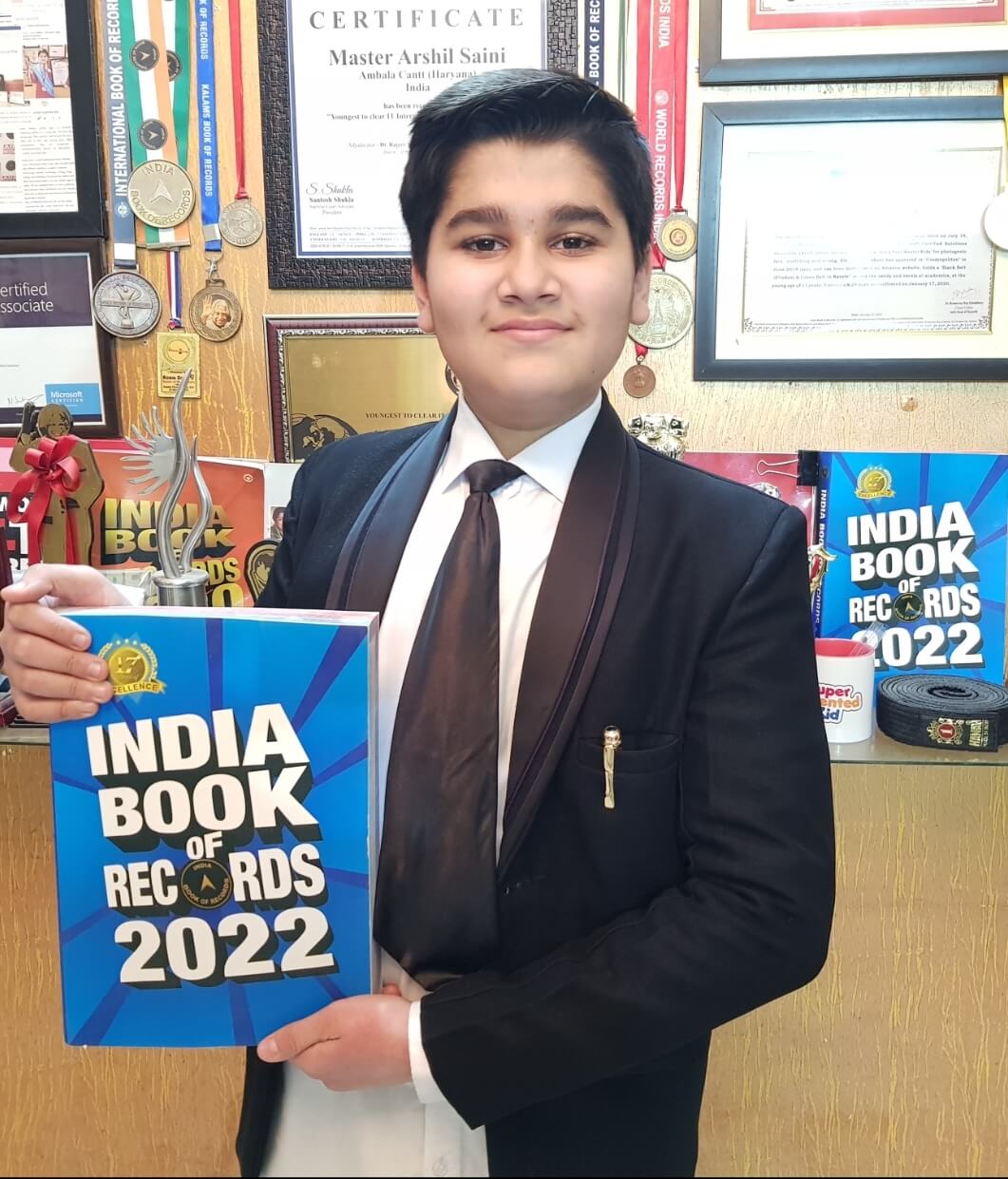 India Book of Records(Dainik Bhaskar Junior Edition) Arshil Saini